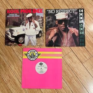 Lot of 3 Kool Moe Dee vintage vinyl records hip hop rap 80ss
